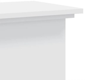 Suporte para plantas 33x33x60 cm derivados de madeira branco