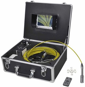 VidaXL Câmara p/ inspeção de tubagens 30 m com caixa de controlo DVR