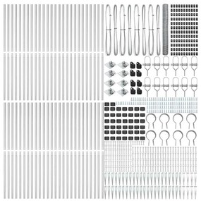 Cerca Hexagonal vidaXL 1,4x100 m Aço Galvanizado