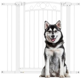 PawHut Barreira de Segurança para Cães Extensível 76-102 cm Barreira p