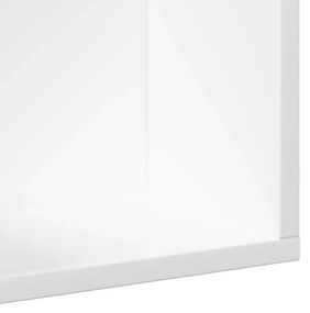 Armários de parede 2 pcs 75x18x16,5 cm derivados madeira branco