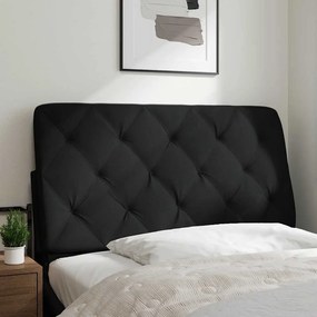Almofadão de cabeceira 100 cm tecido preto