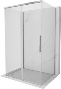 Mexen Rox-3S cabine de duche de 3 paredes deslizante 110 x 70 cm, transparente, cromada - 8C2-110-070-01-00-3S