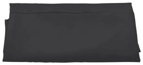 Tecido de substituição p/ guarda-sol cantilever 350 cm preto