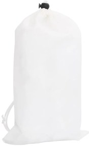 Rede de camuflagem com saco de arrumação 627x290 cm branco