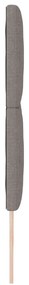 Cabeceira Design de Blocos de Diamante Taupe 200 cm Tecido
