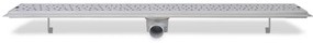 Dreno de chuveiro linear 2pcs bolhas 1030x140 mm aço inoxidável