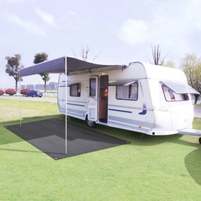 vidaXL Tapete de campismo para tenda 250x200 cm antracite