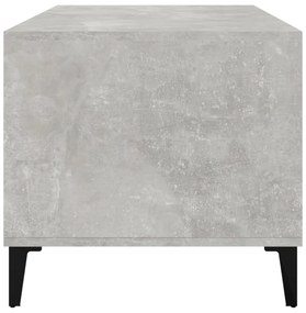 Mesa de centro 90x49x45 derivados de madeira cinzento cimento