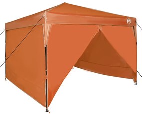 Tenda de Toldo Laranja 300 x 300 x 227 / 236 / 245 cm Tecido Oxford