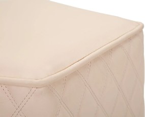BANCO PENTAGONAL SHARON 35X35X38 CM ROSA E DOURADO