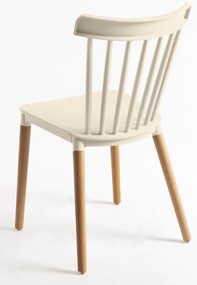 Pack 6 Cadeiras Leka - Beige