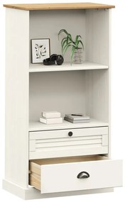 Estante VIGO 60x35x114,5 cm madeira de pinho maciça branco