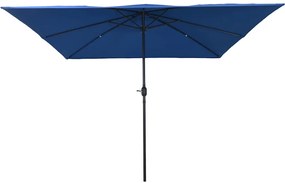 Guarda-Sol Quadrado 295x245 cm Azul Céu