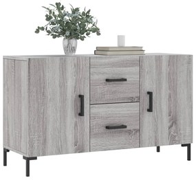 Aparador 100x36x60 cm derivados de madeira cinzento sonoma