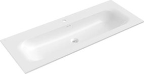 Mexen Vela lavabo embutido no tampo 121 x 46,5 cm, branco brilhante - 25231200