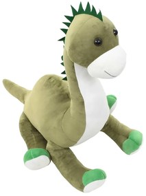 Dinossauro brontossauro de peluche verde