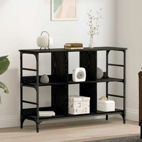 vidaXL Buffet Carvalho Preto 102 x 32 x 73,5 cm