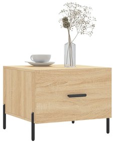 Mesas de centro 2 pcs 50x50x40cm deriv. madeira carvalho sonoma