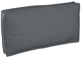 vidaXL Almofada Antracite 120 x 60 x 12 cm Tecido Oxford