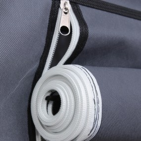 Guarda Roupa grande em tecido 150 x 175 x 45 cm Cinzento