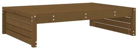 Apoio de pés para jardim 120x80 cm pinho maciço castanho-mel