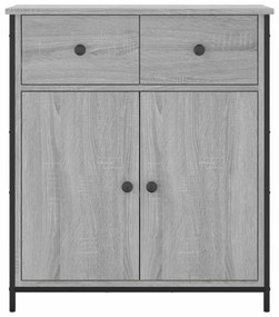 Aparador 70x30x80 cm derivados de madeira cinzento sonoma