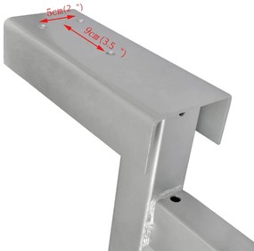 Suporte de reboque com guincho para barcos