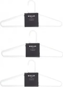 Pack De 6 Cabides Em Aço Alham Branco - Sklum
