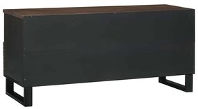 Armário de TV 100x33.5x46 cm em madeira sólida e engenheirada