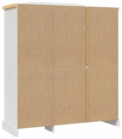 Roupeiro Corona Range pinho mexicano com 3 portas branco