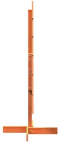 Árvore de Natal decorativa 120 cm pinho maciço castanho-mel