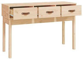 Mesa consola 114x40x75 cm madeira de pinho maciço
