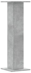 Suportes de colunas 2 pcs derivados de madeira cinzento cimento