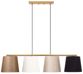 Chandelier Varlik – Dourado Brilhante – 148 x 25 cm