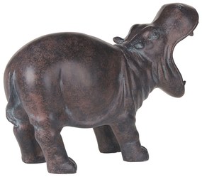 Figura decorativa castanho escuro 23 cm BELBARI Beliani