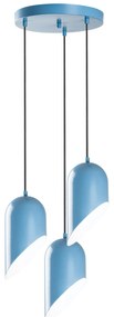 Chandelier Kesik – Azul Claro – Diâmetro 40 cm