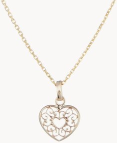 Colar de ouro amarelo com pendente Caurs Arabesque