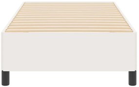 Estrado de Cama Creme 100x200 cm Tecido de Corduroy