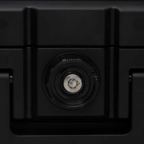 Cofre 38x32,5x16,5 cm preto