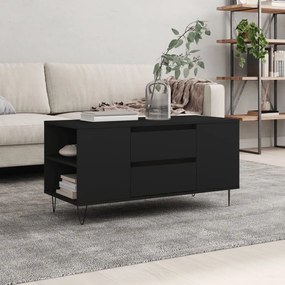 Mesa de centro 102x44,5x50 cm derivados de madeira preto