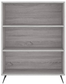 Estante 69,5x32,5x90 cm derivados de madeira cinzento sonoma