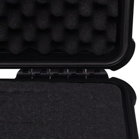 Caixa de equipamento protetora 40,6x33x17,4 cm preto