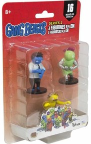 Figuras de Ação Lansay Gang Beasts Lot #3 4,5 cm 3 Peças