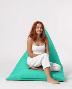 Puff de Jardim Pyramid Big Bed – Turquesa – 145x35x90 cm | Tribo Home
