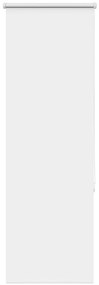 Persiana de enrolar 50x130 cm largura tecido 45,7 cm poliéster