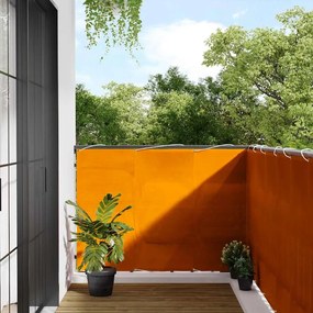 Tela de varanda 120x700 cm 100% poliéster oxford laranja