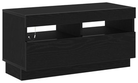 Aparador de TV vidaXL com Luzes LED em Madeira de Carvalho 180x35x40 c
