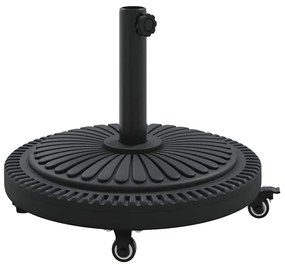 Base para Parasol vidaXL com Rodas para Postes de Ø38-48 mm 13 kg Redo