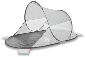Tenda de praia pop-up impermeável cinzento